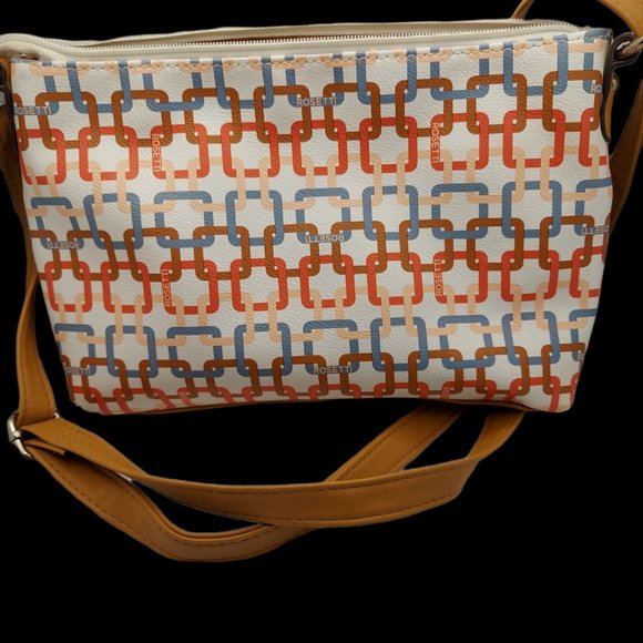 Rosetti Crossbody Purse with Chain Link Design - Picture 2 of 5